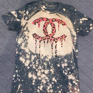 Women’s bleached “Chanel” tshirt